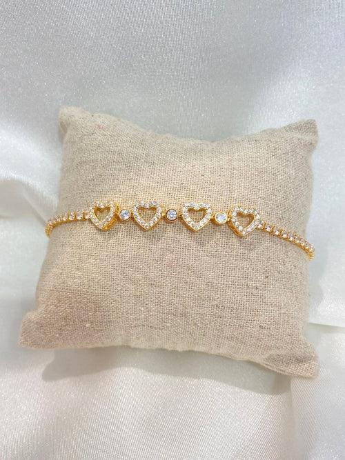 Bracciale cuori