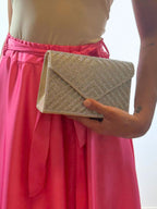 Pochette busta strass davanti