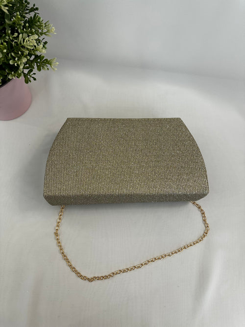 Pochette squadrata Lurex