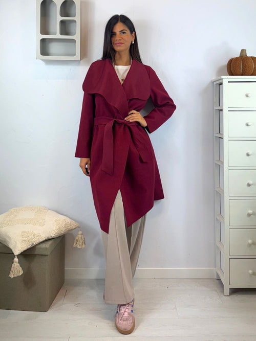 Cappotto punte cintura