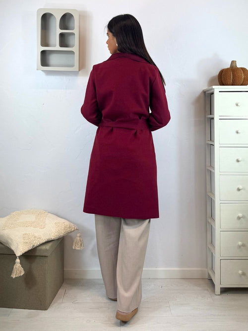 Cappotto punte cintura