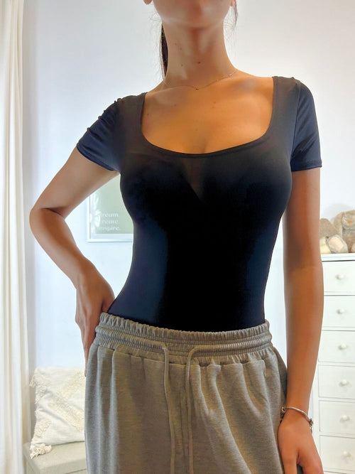 Body lycra manica corta