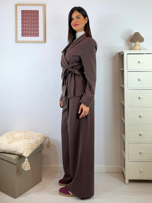 Completo giacca kimono e pantalone