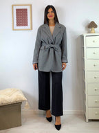 Cappotto corto con cintura