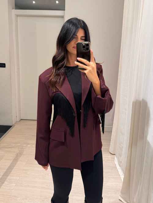 Blazer over frange