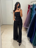 Completo top arricciato e pantalone
