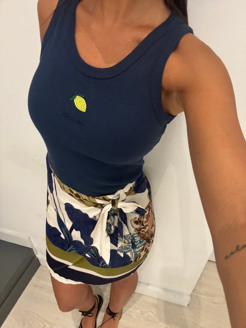 Canotta costine lemon