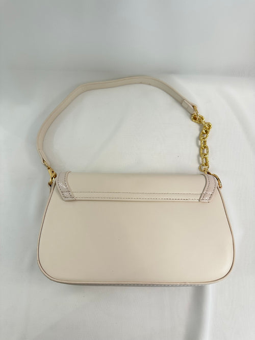 Borsa spalla con catena ecopelle