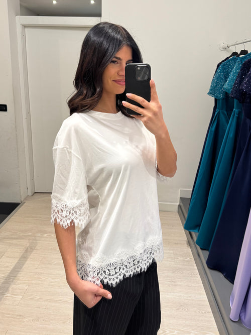 T-shirt orlo pizzo