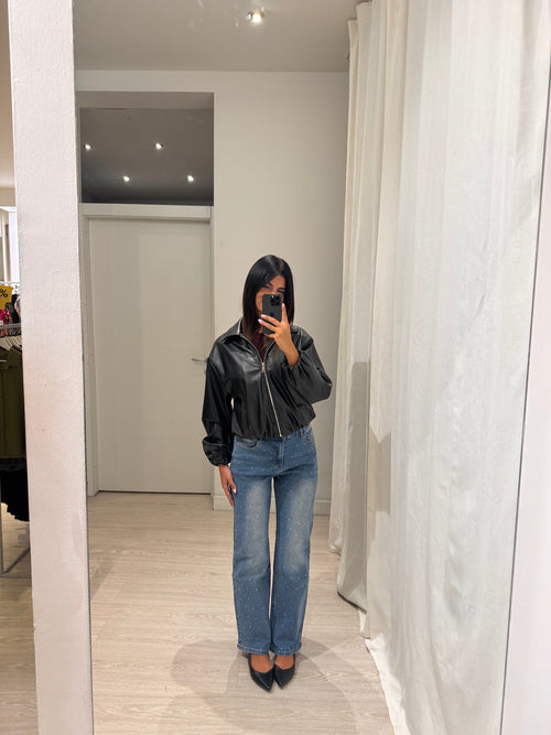 Giacca bomber ecopelle