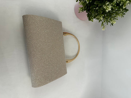 Pochette lurex manico tondo