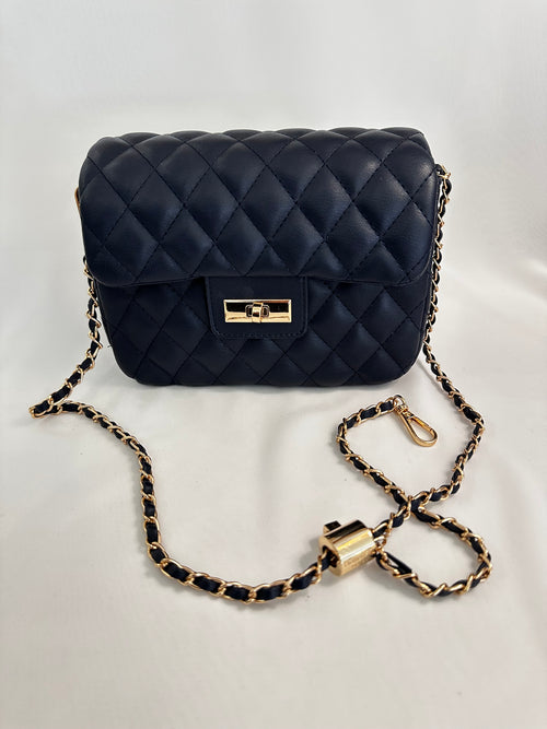 Borsa piccola trapunta ecopelle