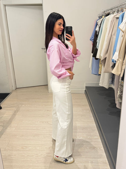 Camicia righe e tasca