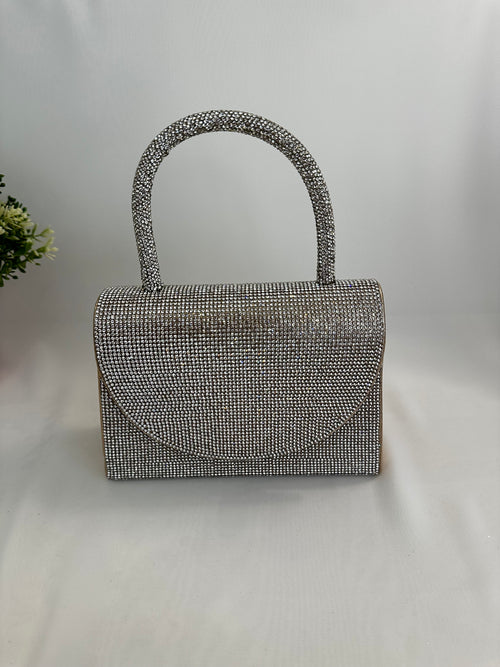 Borsa piccola tutta brilli chiusura tonda