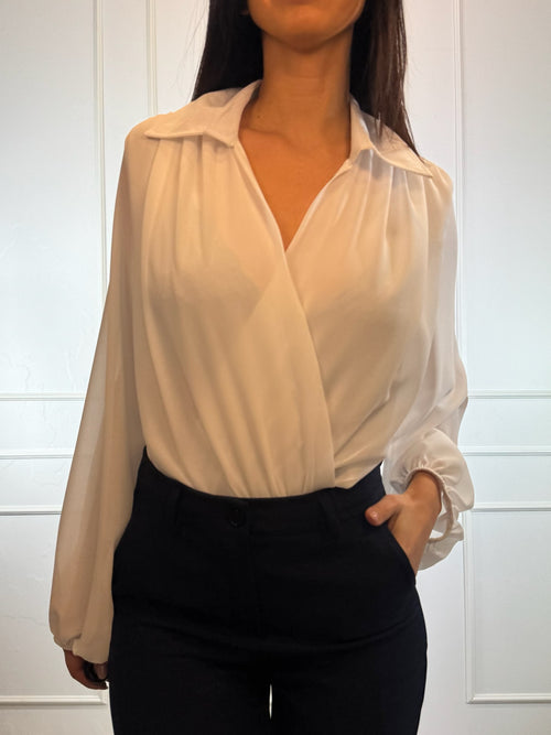 Body camicia con colletto