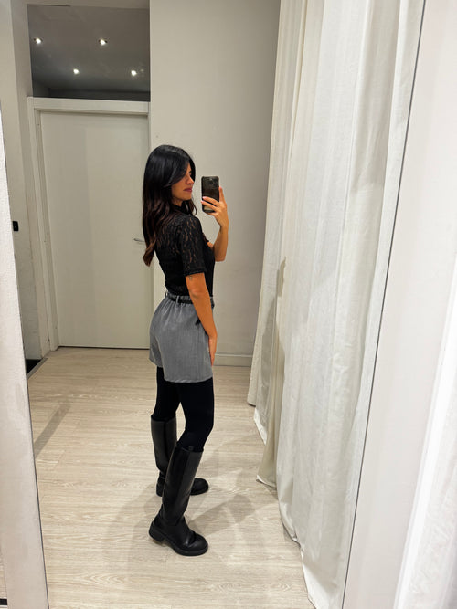 Completo giacca coreana e Shorts