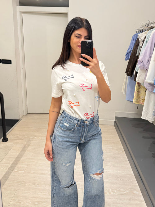 Jeans palazzo strappi Molly willow wide