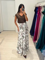Gonna lunga fiori