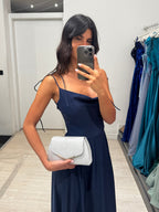 Pochette squadrata Lurex