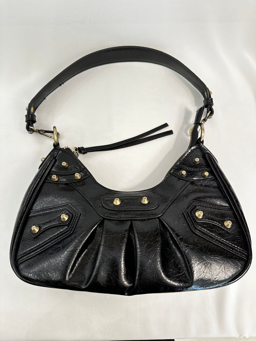 Borsa Nadia con borchie ecopelle