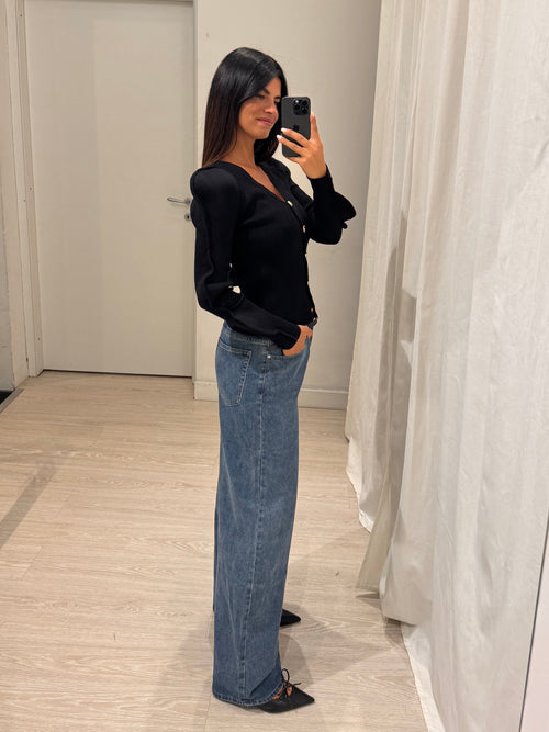 Jeans gamba larga basic