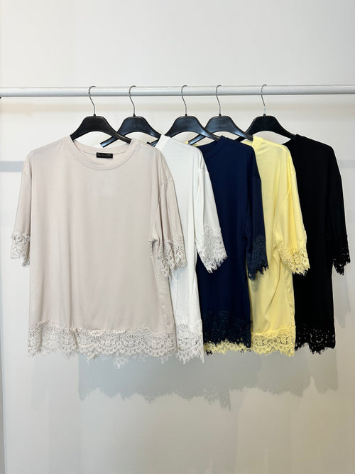 T-shirt orlo pizzo