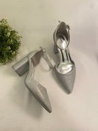 Décolleté con cinturino tacco grande 8cm