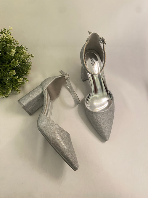 Décolleté con cinturino tacco grande 8cm