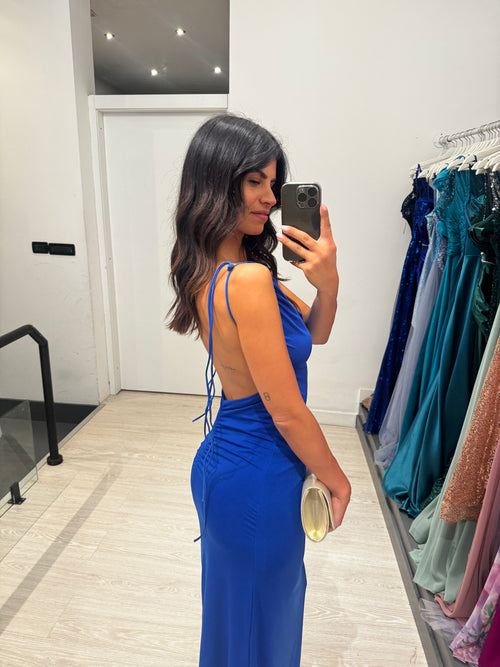 Vestito lungo lacci e schiena nuda