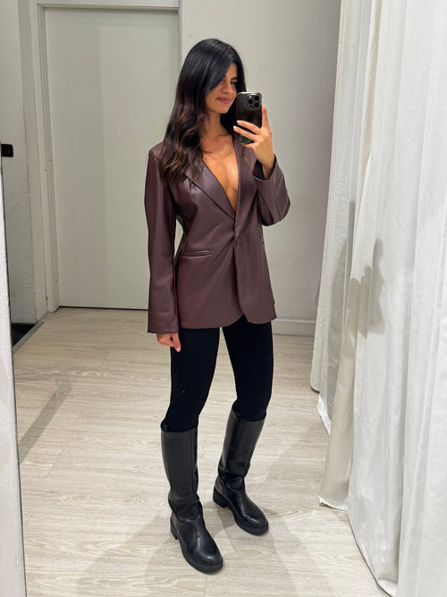 Blazer ecopelle