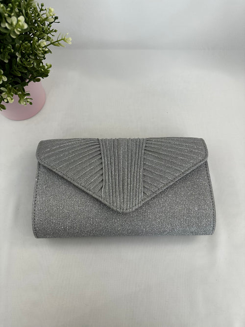 Pochette busta con drappeggio