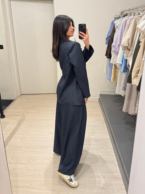 Completo giacca e pantalone palazzo pence e fiore