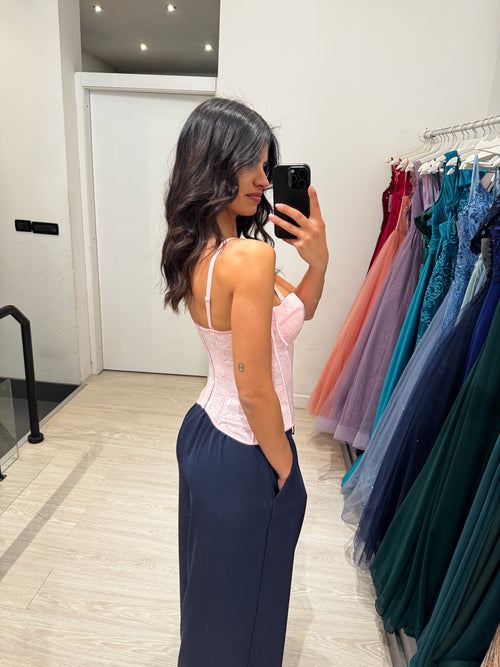 Corsetto pizzo strutturato