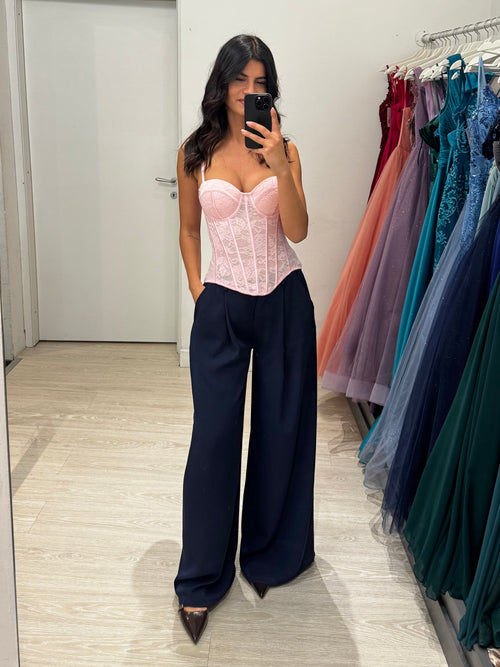 Corsetto pizzo strutturato