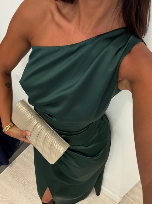 Pochette pieghe Lurex