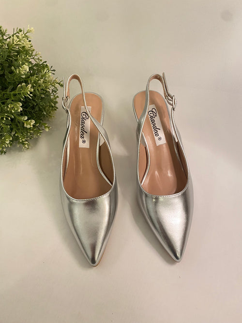 Decollette con tacco 5cm sottile
