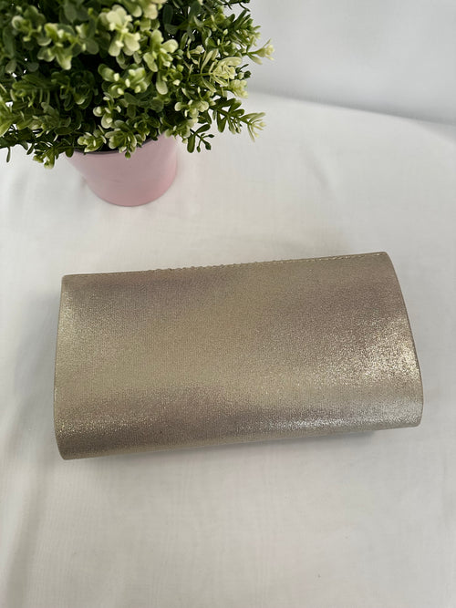 Pochette pieghe Lurex