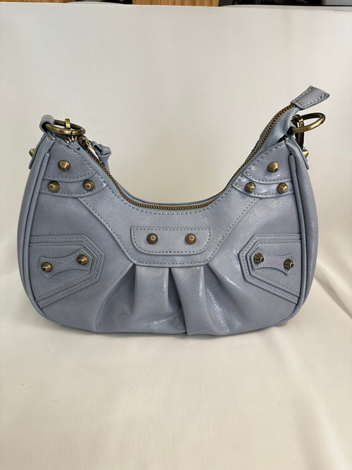 Borsa Nadia con borchie ecopelle