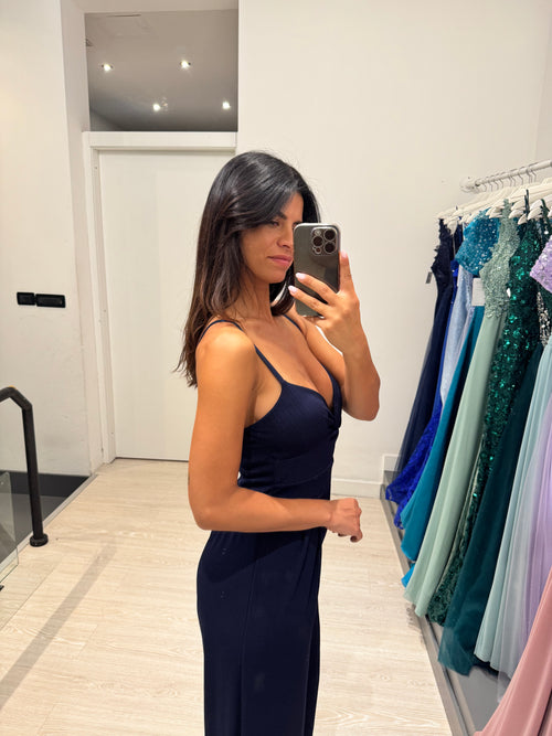 Tuta scollo incrociato