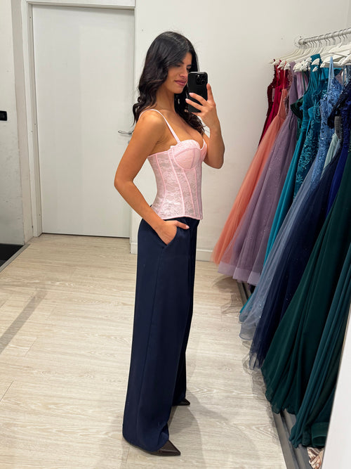 Corsetto pizzo strutturato