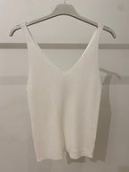Top maglia scollo V