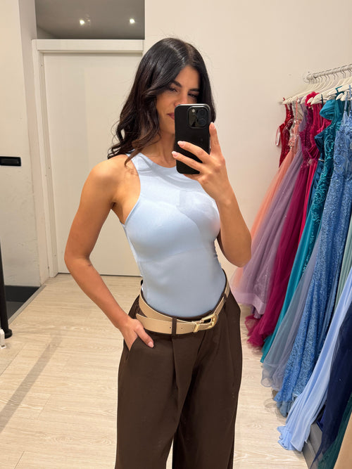 Body lycra smanicato