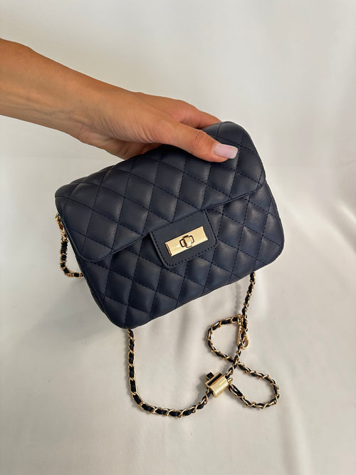 Borsa piccola trapunta ecopelle