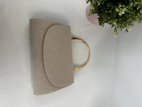 Pochette lurex manico tondo