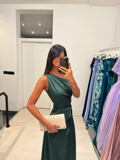 Pochette pieghe Lurex