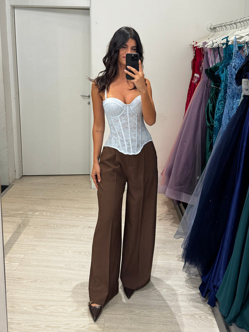 Corsetto pizzo strutturato