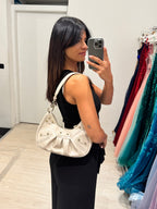 Borsa Nadia con borchie ecopelle