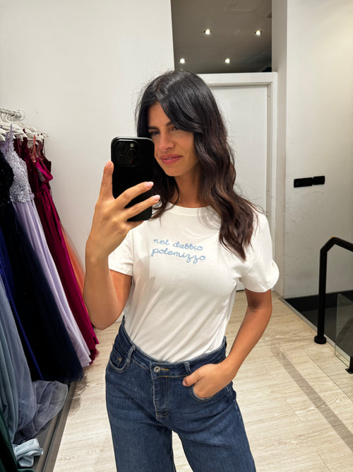 T-shirt nel dubbio polemizzo