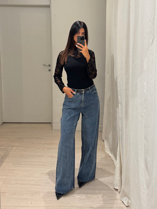 Maglia inserti pizzo