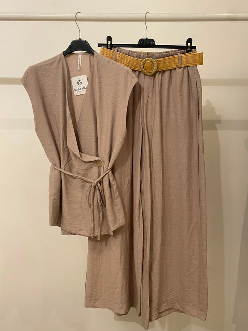Completo top kimono e pantalone